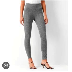 Super High Waisted Body Contour Leggings Marble Gray Size XS